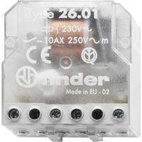 Stroomstootschakelaar Inbouw Finder 26.01.8.048.0000 1x NO 48 V/AC 1 stuk(s)