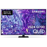 Samsung QLED 4K Q70D QLED-TV 189 cm 75 inch Energielabel D (A - G) CI+*, DVB-T2 HD, QLED, Smart TV, UHD, WiFi Zwart Samsung QLED 4K Q70D QLED-TV 189 cm 75 inch Energielabel D (A - G) CI+*, DVB-T2 HD, QLED, Smart TV, UHD, WiFi Zwart