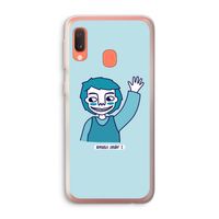 Zwaai: Samsung Galaxy A20e Transparant Hoesje