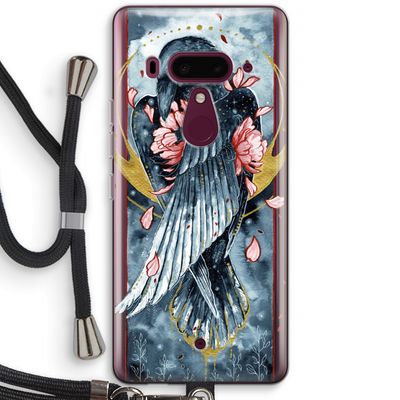 Golden Raven: HTC U12+ Transparant Hoesje met koord