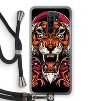 Tiger and Rattlesnakes: Xiaomi Redmi 9 Transparant Hoesje met koord