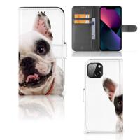 Apple iPhone 13 | Telefoonhoesje | Met pasjeshouder | Franse Bulldog