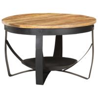 Salontafel Ø 68x43 cm ruw mangohout