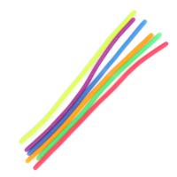 Toi-Toys Super rekbaar touw met glitter, 50cm