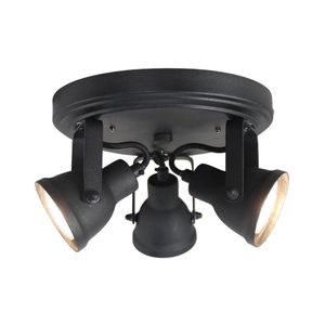 LABEL51 LED Spot 'Max' 3-lichts, kleur Zwart