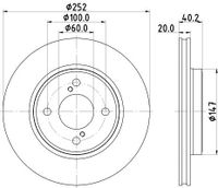 Remschijf 8DD355132051