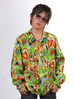 Hippie blouse met rouches voor kids 140  -