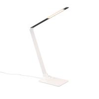 LED Bureaulamp Dimbaar 6.5W - Mat Wit Metaal - Instelbare Kleur