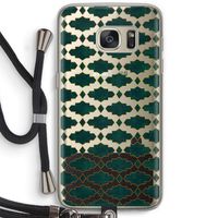 Moroccan tiles: Samsung Galaxy S7 Transparant Hoesje met koord