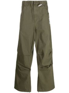 Maison MIHARA YASUHIRO pantalon en coton à coupe ample - Vert