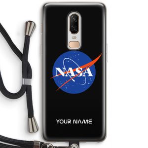 NASA: OnePlus 6 Transparant Hoesje met koord