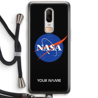 NASA: OnePlus 6 Transparant Hoesje met koord
