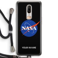 NASA: OnePlus 6 Transparant Hoesje met koord