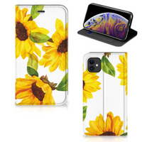 Smart Cover voor Apple iPhone 11 Zonnebloemen