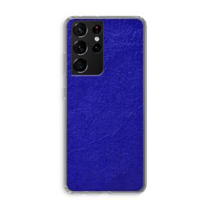 Majorelle Blue: Samsung Galaxy S21 Ultra Transparant Hoesje