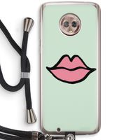 Kusje: Motorola Moto G6 Transparant Hoesje met koord Kusje: Motorola Moto G6 Transparant Hoesje met koord