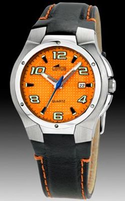 Horlogeband Lotus 15382-5 Leder Zwart