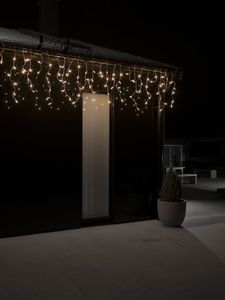 IJspegelverlichting voor buiten - 200 LED&apos;s - 5 meter - Transparante kabel - Kerstverlichting - IP44