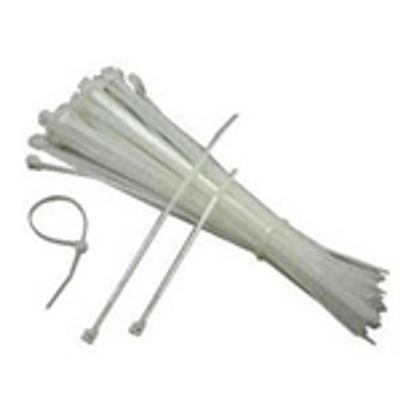 Bundelbandjes 100mm lang 2,3mm breed naturel polyamide 80N 100 stuks