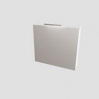 Spiegelkast BWS Valencia 80x70x16 cm met Deur Carrara Mat - thumbnail