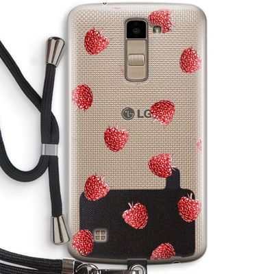 Framboosjes: LG K10 (2016) Transparant Hoesje met koord