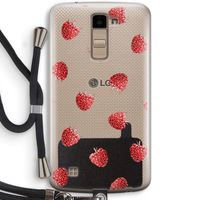 Framboosjes: LG K10 (2016) Transparant Hoesje met koord