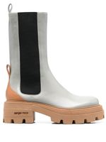 Sergio Rossi bottes Milla à empiècements élastiqués - Gris