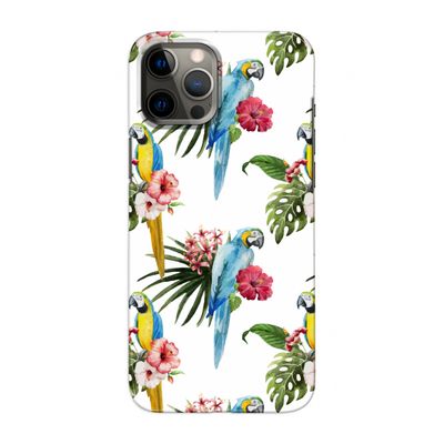 Kleurrijke papegaaien: Volledig geprint iPhone 12 Pro Max Hoesje