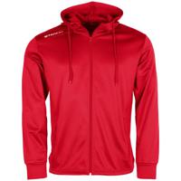 Stanno 408012 Field Hooded Full Zip Top - Red - M - thumbnail