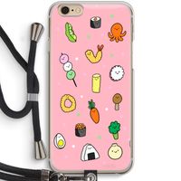 Happy bento friends: iPhone 6 / 6S Transparant Hoesje met koord