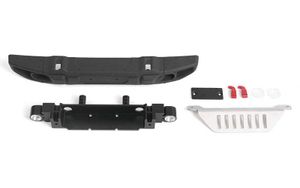 RC4WD OEM Wide Front Bumper w/ License Plate Holder + Steering Guard for Axial 1/10 SCX10 III Jeep (Gladiator/Wrangler) (VVV-C1106)