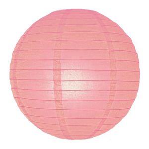 Bol lampionnen roze 25 cm