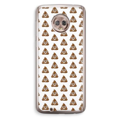 Poop emoji: Motorola Moto G6 Transparant Hoesje