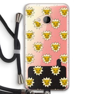 Leeuwenkoppen: HTC U Play Transparant Hoesje met koord