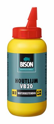 Bison Prof Houtlijm Vb20 D3 Bot 250G*12 Nl - 1339054 - 1339054