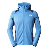 The North Face Athletic Outdoor Full Zip Hoodie Heren Fleece Super Sonic Blue-Shady Blue L