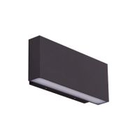 BE0005 LED-wandlamp downlight 5,4W 2700K IP54 Zwart