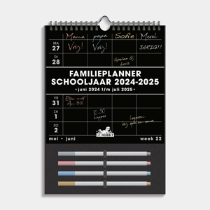 Familieplanner Schooljaar 2024 - 2025 A4