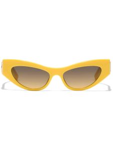 Dolce & Gabbana Eyewear lunettes de soleil DNA à monture papillon - Jaune