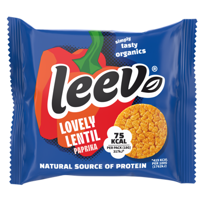 Leev Bio Lovely Lentil Cakes Paprika