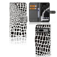 Google Pixel 7 | Telefoonhoesje | Met pasjeshouder | Slangenprint