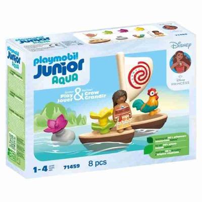 PLAYMOBIL Junior 71459 Vaiana en zeilboot, Disney, 12 maanden