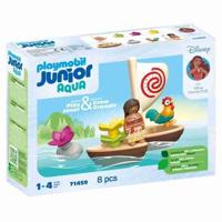 PLAYMOBIL Junior 71459 Vaiana en zeilboot, Disney, 12 maanden
