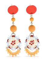 Amir Slama boucles d'oreilles Mandala - Multicolore