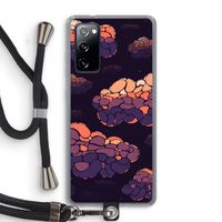 Patroon Wolken: Samsung Galaxy S20 FE / S20 FE 5G Transparant Hoesje met koord