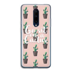 Cactus quote: OnePlus 7 Pro Transparant Hoesje