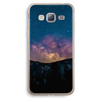 Travel to space: Samsung Galaxy J3 (2016) Transparant Hoesje