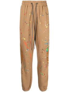 Mostly Heard Rarely Seen pantalon de jogging Warped à broderies - Marron