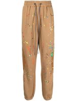 Mostly Heard Rarely Seen pantalon de jogging Warped à broderies - Marron