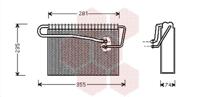 Van Wezel Airco verdamper 3700V167 - thumbnail